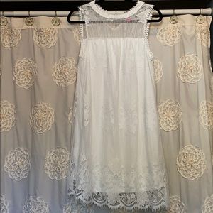 White lace no boundaries dress